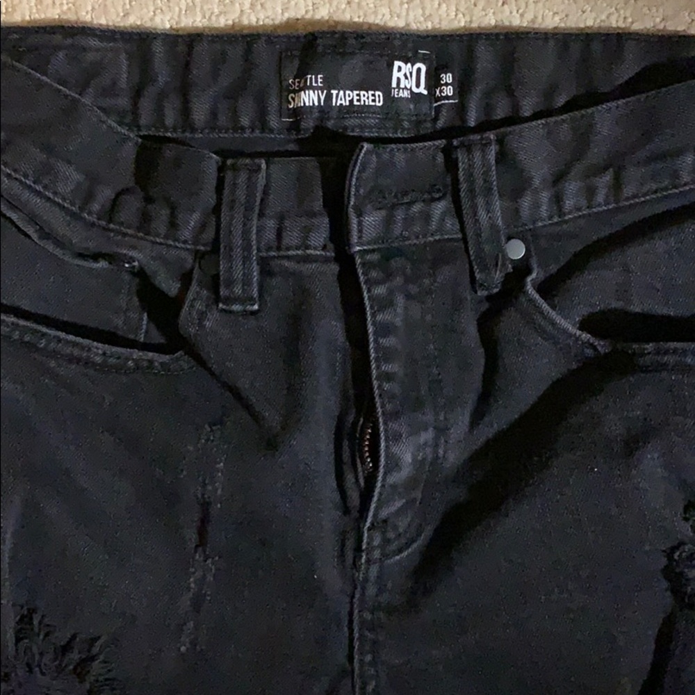 Mens RSQ Black Jeans